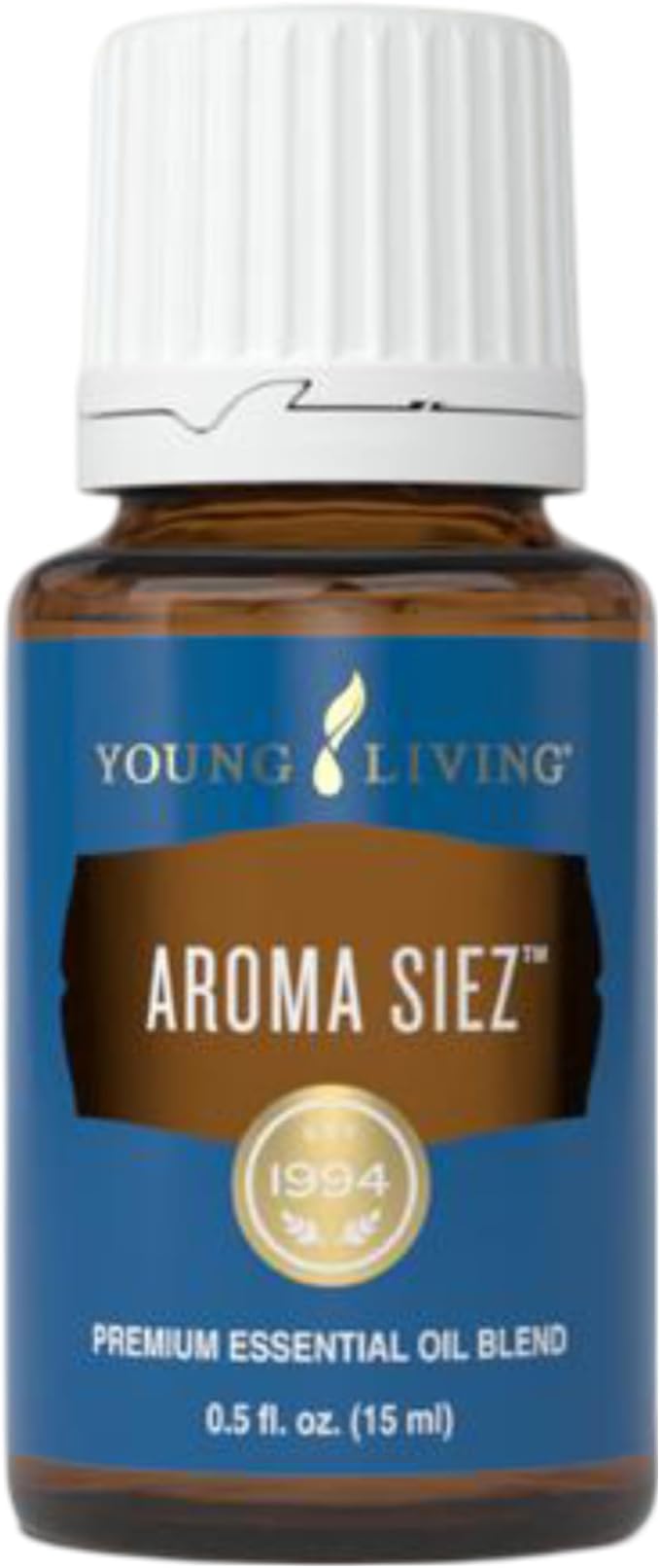 Young Living Aroma Siez Essential Oil Blend | 15 ml | Soothing, Refreshing, Relaxing Aroma | Ideal for Massage & Topical Use | Lavender, Peppermint & Basil Blend | Premium Essential Oils