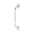 Medline Knurled Chrome 12” Grab Bar for Shower & Bathtub, Independence & Ease of Movement — for Elderly, Handicapped or Seniors, 300 lb. Capacity, 1 Bar