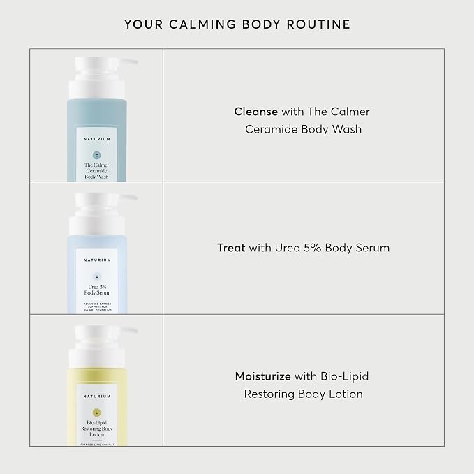 Naturium The Calmer Ceramide Body Wash, Frangrance-Free, Cleansing & Moisturizing for Dry, Sensitive Skin, Dermatologist-Tested, Paraben & Cruelty-Free, 16.9 oz