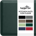 KANGAROO Anti Fatigue Mats for Kitchen Floor, 48x20, Reduce Foot, Knee Pressure, 3/4 Inch Thick Cushioned Ergonomic Mat, Waterproof Comfort Rug for Under Sinks, Standing Desk, Stores, Hunter Green