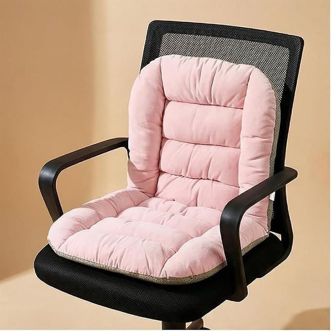 Office Chair Cushion，Desk Chair Cushion with High Back Support, Seat Cushion with Non-Slip Bottom for Home Dining Room Kitchen (Fruit Green)