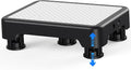 SPACELEAD Mobility Step Stool for Adults & Seniors, Indoor/Outdoor Portable Stair Assist, Anti-Slip Platform for Bathroom， Kitchen, Office, and Bedroom, 600lbs Capacity, Black White