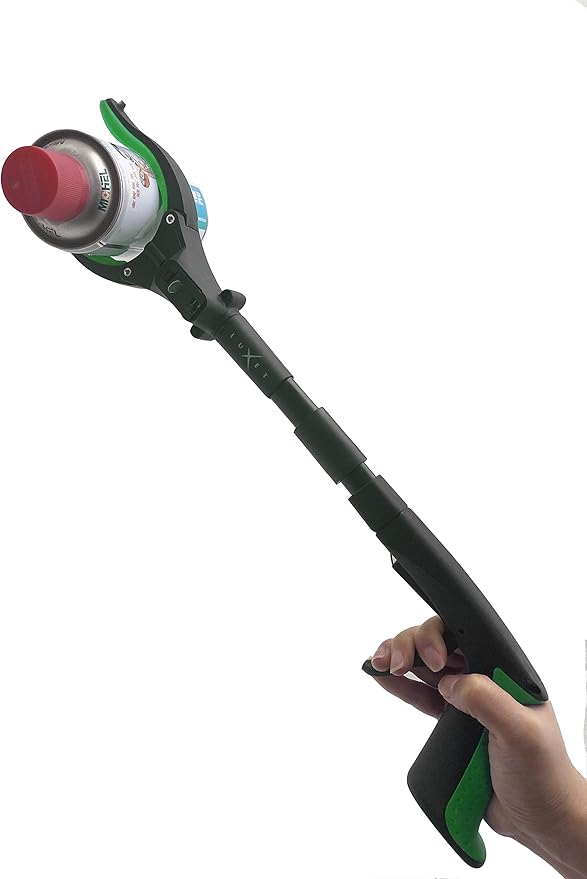 Grabber Tool 19" Aluminum Magnetic Claw with LED Light, Lightweight Foldable Reacher Grabber Pickup Tool, Gripper Grabbers for Elderly Grab it Reaching Tool Trash Picker Grabber, Green, By Luxet