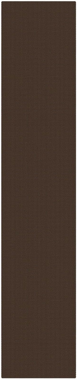 KOZYFLY Cotton Runners Rugs for Hallway 2x10, Washable Runner Rug, Woven Non Slip Kitchen Runner, Braided Entryway Rug, Floor Carpet for Entry, Aisle, Hall, Brown/Dark Brown