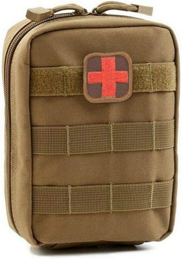 ASA TECHMED Tactical Military MOLLE First Aid IFAK Utility EMT Medical Pouch (Bag Only) Ideal Gift for First Responder, EMT, Paramedics, Soldiers, Police and More