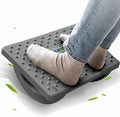 CasaZenith Foot Rest for Under Desk at Work - Ergonomic Foot Stools for Under Office Desk - Rocking Footrest with Roller Massager - Leg Rest for Chair, Computer Gaming -13" L x 9.6" W x 5" H (Gray)