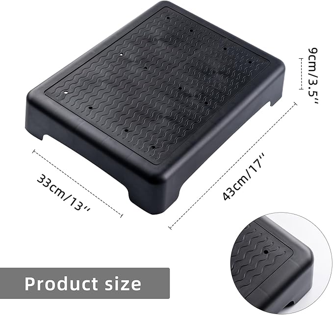 wefaner Mobility Step Stool for Adults Half Seps for Stairs for Seniors,Platform Step Safety Step Non-Slip Indoor and Outdoor