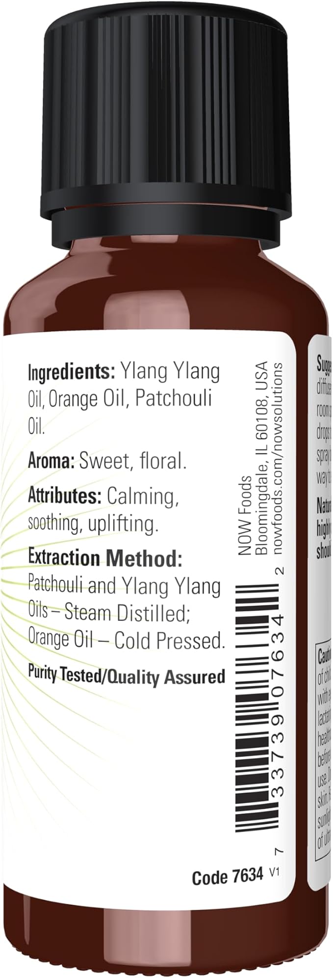 NOW Essential Oils, Peace, Love and Flowers, Sweet Floral Aromatherapy Scent, Blend of Pure Essential Oils, Vegan, Child Resistant Cap, 1-Ounce