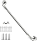 32 Inch Shower Grab Bar, Brushed Nickel Anti Slip Safety Bars, 304 Stainless Steel Bathroom Handrail, Handicap Grab Bars for Wall, Shower Grip Handle for Seniors Elderly Injury Assist Bath (1.25" Dia)