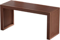 APRTAT Bamboo Dining Bench, 35 inch Farmhouse Decor Indoor Kitchen Table Bench, Entryway Shoe Rack Bench, Outdoor Bench, Solid Bamboo Benches for Living Room, Hallway, Bedroom, Bathroom (Brown, Long)