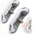 Grab Bars for Bathtubs and Showers 3 Suction Cups Shower Handle, Heavy Duty Safety Shower Grab Bars for Seniors and Elderly, Handicap Bars for Bathroom 2 Pack, Gray