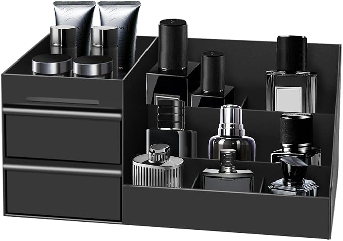 Mens Organizer,Cologne Organizer for Men,Perfume Organizer,Cologne Stand,Perfume Stand,Organizador de Perfumes,Bathroom Countertop Storage,Shelf for Bathroom Counter,Easter Gifts for Men