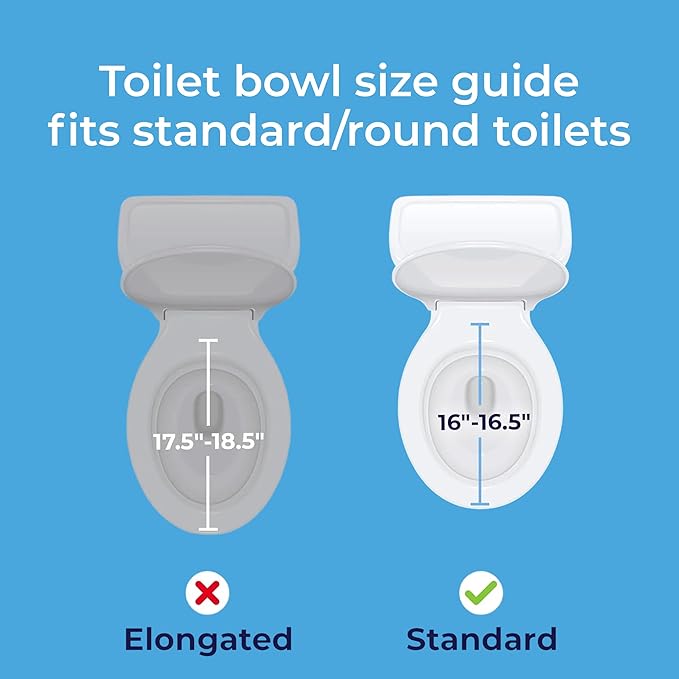Drive Medical 2-in-1 Raised Toilet Seat with Removable Padded Arms - Elevated Bathroom Safety Support - Secure Locking Attachment - Easy Height Assistance - Durable Construction, Standard Toilets