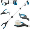 Upgraded 43 Inch Grabber Reacher Tool, Grabbers for Seniors, Extra Long Reacher Grabber Pickup Tool, Anti - Slip Wide Jaw, for Trash Pickup & Surgery Recovery