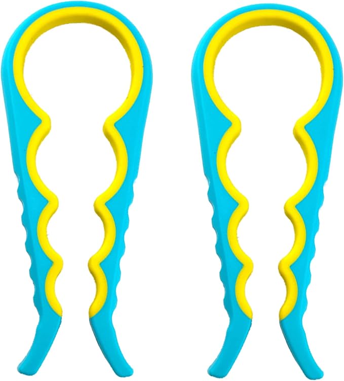 Jar Opener,Jar Gripper,Lid Opener,Can Opener,Bottle Opener for Arthritic Hands and Weak Hand,Jar Opener for Seniors with Arthritis (Blue-2pack)
