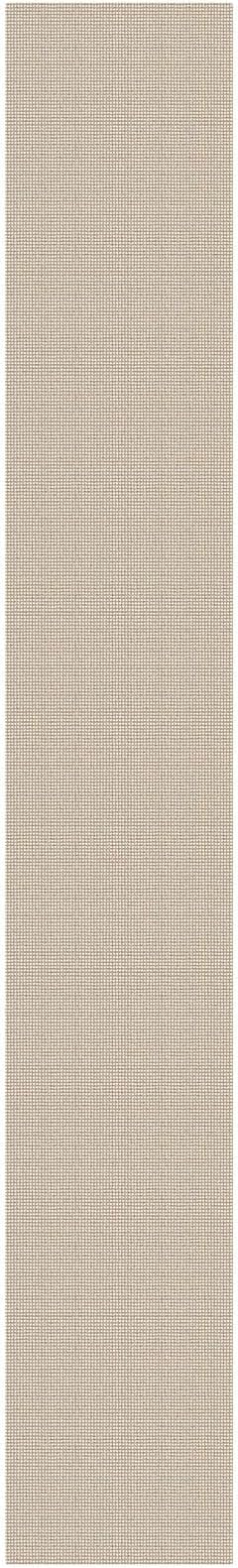 KOZYFLY 3x18 Runners Rugs for Hallway, Extra Long Washable Runner Rug, Non Slip Rubber Backed Kitchen Runner, Cotton Entryway Rug, Floor Carpet for Entry, Aisle, Hall, Ivory/Camel/Brown
