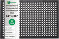 Envelor 4 Pack Anti Fatigue Mats for Kitchen Floor, Rubber Bar Mats, Non Slip Commercial Floor Mat with Drainage Holes, Indoor Outdoor Rubber Mat for Restaurant, Garage, Entryway 24 x 36 in