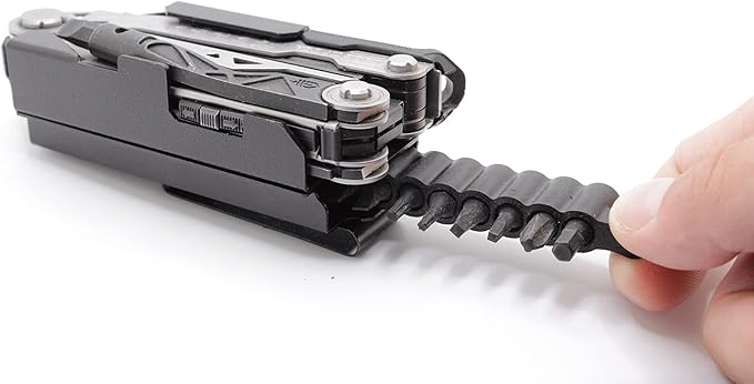 RAE Gear - Center-Drive Sheath Compatible with Gerber Centerdrive Multitool (Tool & BITS NOT Included) (with BIT KIT Pocket) 1.5" Spring Steel Belt Clip