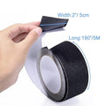 Anti Slip Tape, High Traction,Strong Grip Abrasive, Not Easy Leaving Adhesive Residue, Indoor & Outdoor, with Measuring Tape (2" Width x 190" Long, Black)