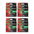 3M Scotch Double-Sided Carpet Tape 1.3 in x 40 ft – Heavy Duty Indoor/Outdoor Rug Gripper for Hardwood, Vinyl, Tile & Concrete Floors – Non-Slip Adhesive for Area Rugs and Mats - 4 Pack