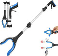 Premium Trash Picker Upper Grabber - Heavy Duty Trash Grabber for Seniors, 36" Grabber Tool, Ergonomic Pick Up Stick Grabber for Easy Use, Foldable Claw Grabber Pickup Tool