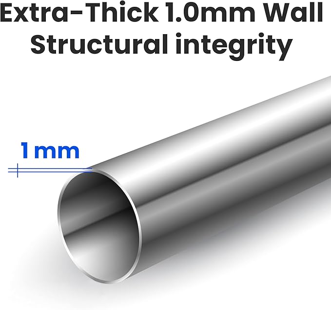 2 Pack 24 Inch Shower Grab Bar, Mirror Polished Stainless Steel Bathroom Safety Handrail, Scratch-Proof Gray Rubber Anti-Slip Grip, Heavy Duty Support for Seniors,Handicap, Pregnant & Kids