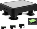 CHIKILLA Adjustable Step Stool for Bedside High Beds, Glow in the Dark Bed Steps for Adults Elderly, 650LBS Heavy Duty Non-Slip Safety Platform for Car, Bathtub, Kitchen, 3 Height Settings 3.7"-5.9"