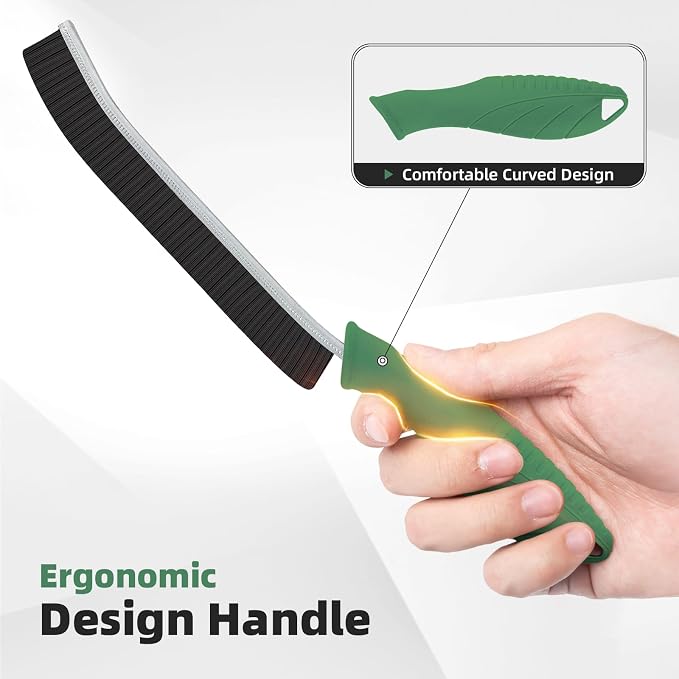 FOOGWEE Hard Bristle Crevice Cleaning Brush - Cleaning Supplies - Grout Cleaning Brushes for Household Use - Crevice Cleaning Tool for Bathroom, Home and Kitchen (3, Green)