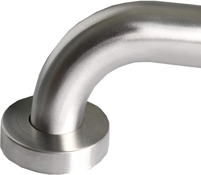 Brushed Nickel Grab Bar 16 Inch 2 Pack, iMomwee Stainless Steel Safety Grip Bar for Elderly, Shower Handrail Toilet Support Bar, Wall Mounted Bathroom Handicap Bars Bath Assist Handle for Senior