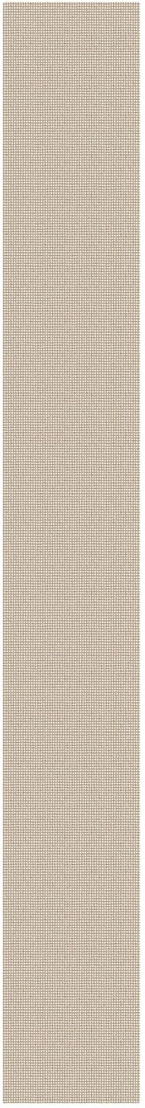 KOZYFLY Braided 2x16 Runners Rugs for Hallway, Extra Long Washable Runner Rug, Woven Non Slip Kitchen Runner, Cotton Entryway Rug, Floor Carpet for Entry, Aisle, Hall, Ivory/Camel/Brown