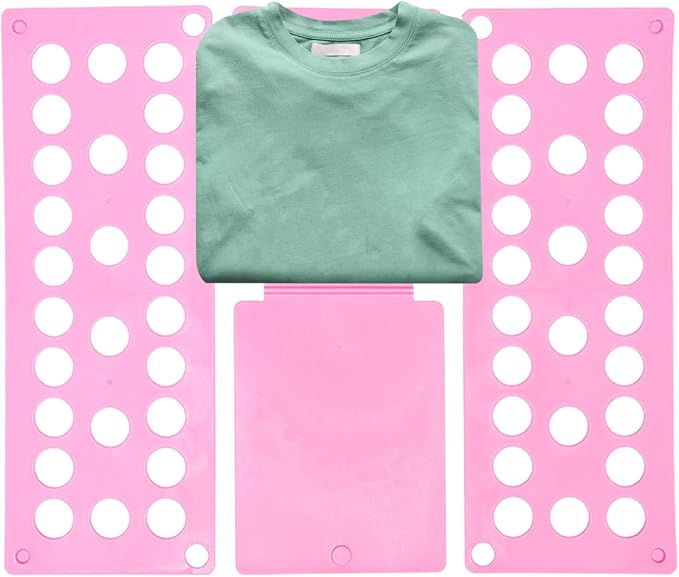 Clothes Folding Board, T-Shirt Folder, Fast Foldable Household Liner Sorter, Home Storage Tool, Laundry Sorter Helper Liner for Dorm Travel Hotel