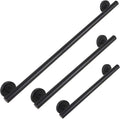 Lava Odoro Shower Grab Bar, Modern Set Stainless Steel Handicap Grab Bar for Bathtubs and Showers, Shower Safety Bar for Seniors Disabled, ADA-Compliant (Matte Black, 3 Pack 18", 24'', 36")