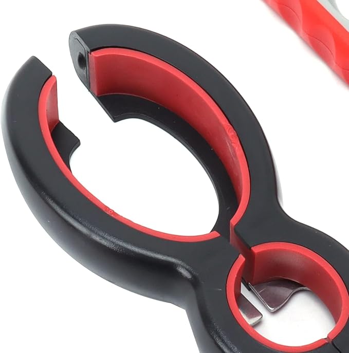 Can Opener for Seniors - 6-in-1 Jar Opener with Non-Slip Silicone Grip, Bottle & Jar Opener for Weak Hands, Easy Open Kitchen Tool for Elderly