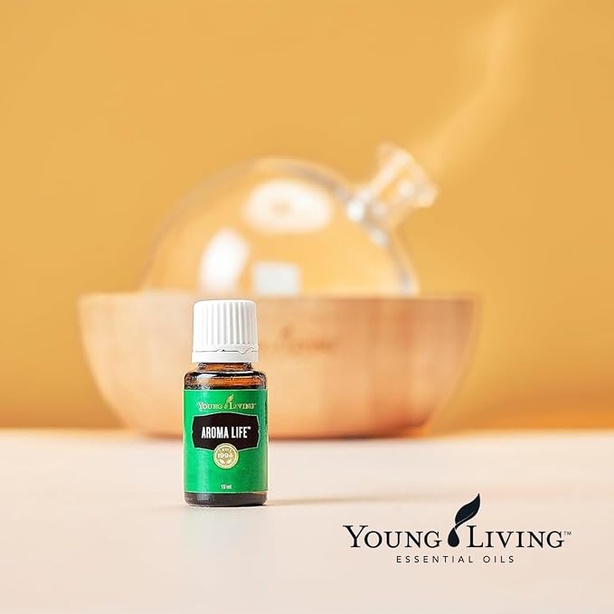 Young Living Aroma Life Essential Oil Blend | 15 ml | Ideal for Massage & Aromatherapy Diffusers | Calming Herbal Scent for Relaxation & Tranquility | Self-Care & Wellness Ritual