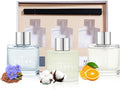3 Pack Fragrance Diffuser, 50ML Clean Linen Cotton Citrus Aromatherapy Set with 12 Black Fiber Sticks,Air Freshener for Bedroom Bathroom Office