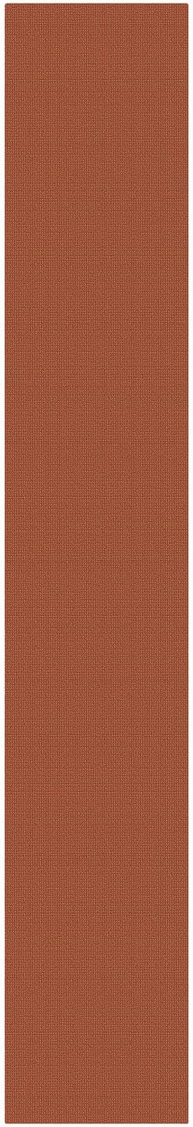 KOZYFLY Orange 3x16 Runners Rugs for Hallway, Extra Long Washable Runner Rug, Woven Non Slip Kitchen Runner, Cotton Entryway Rug, Floor Carpet for Entry, Aisle, Hall, Burnt Orange/Tan
