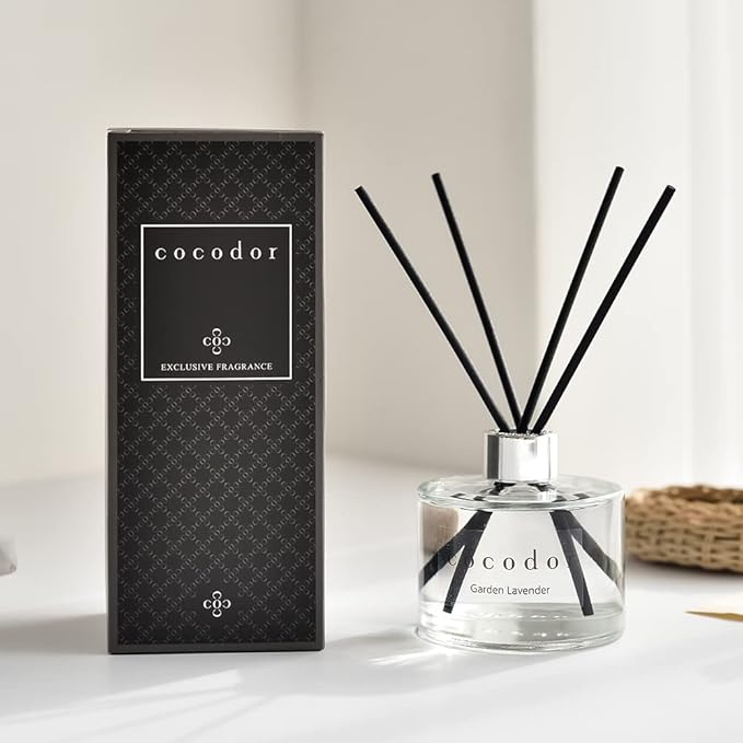 COCODOR Signature Reed Diffuser Set/Refreshing Air / 6.7oz /2 Pack/Home Fragrance Diffuser, Oil Scent Diffuser for Bathroom Shelf Decor