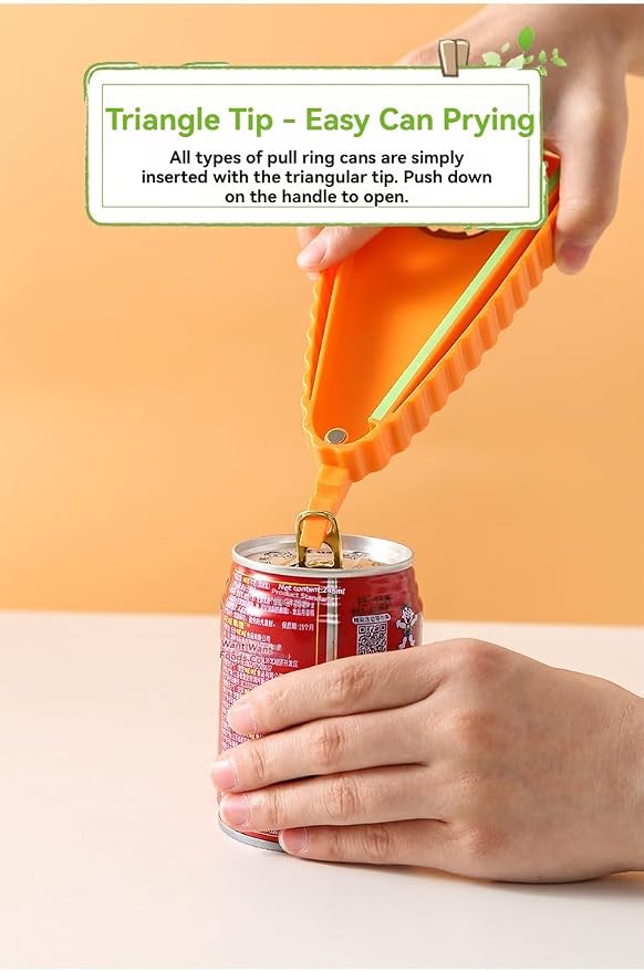 Ergonomic Stainless Steel Bottle and Jar Opener with Anti-Slip Silicone Grip | CE Certified | Opens 60% Faster | Must-Have Kitchen Tool | Amazon Top 100 Design (red radish)