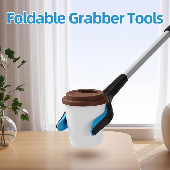 32inch Grabber Reacher Foldable Aluminum Heavy Dury Lightweight Hand Gripper for Senior Reaching Assistant (1)