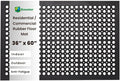 Envelor Anti Fatigue Mats for Kitchen Floor, Rubber Bar Mat, Non Slip Commercial Floor Mat with Drainage Holes, Indoor Outdoor Rubber Mat for Restaurant, Garage, Entryway, Entry Mat 36 x 60 in