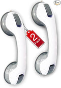 2 Pack Grab Bars for Bathtubs & Showers - Strong Suction Shower Handle, Safety Grab Bars for Seniors & Handicap, Elderly Accessories
