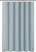 Barossa Design Shower Curtain Liner - Premium PEVA Shower Liner for Bathroom, BPA & PVC Free, No Chemical Smell, Lightweight Standard Size Bath Curtain with 3 Magnets, Metal Grommets - Stone Blue