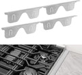 Stove Gap Covers Stainless Steel, 2 Pcs Stove Gap Filler for Counter Side Gap, Retractable Length 13.8" to 27.5"