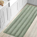 H.VERSAILTEX Bathroom Rugs Bath Mat Runner Rug Non Slip Kitchen Rug Extra Long Bath Rug Runners Oversized 59" x 20" Absorbent Washable Dry Fast Plush Area Rug for Bathroom/Bedroom - Sage
