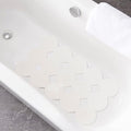 Webos Patented Non Slip Bathtub Mat Shower Bath Mats with Strong Suction Cups Superior Grip&Drainage Soft Heavy Duty Natural Rubber Bath Mat for Inside The tub (White, 28x16 inch)