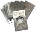 Metal Card Bottle Opener Stainless Steel Silver with Engraved Pattern (Style Q, 10PCS)