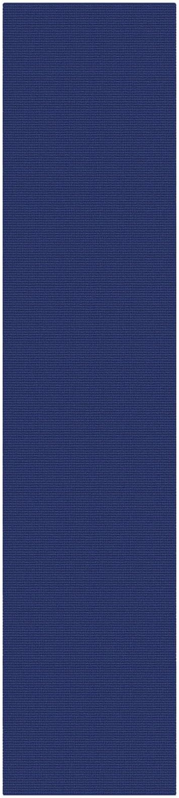 KOZYFLY Cotton 3x12 Runners Rugs for Hallway, Long Washable Runner Rug, Woven Non Slip Kitchen Runner, Braided Entryway Rug, Floor Carpet for Entry, Aisle, Hall, Royal Blue/Navy