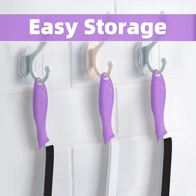 FOOGWEE Hard Bristle Crevice Cleaning Brush - Cleaning Supplies - Grout Cleaning Brushes for Household Use - Crevice Cleaning Tool for Bathroom, Home and Kitchen (3, Purple)