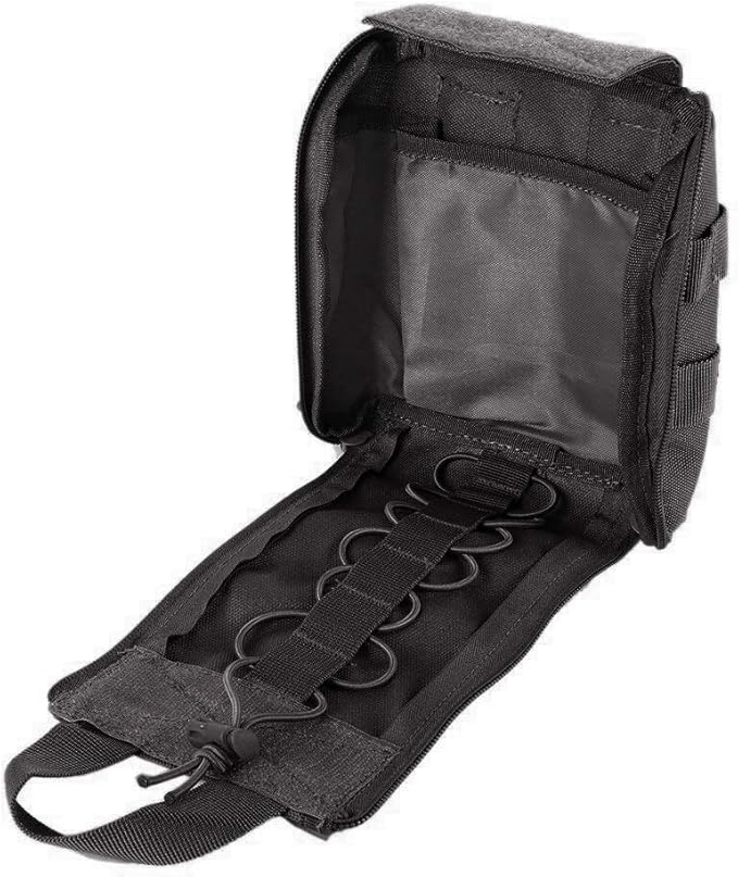 WYNEX First Aid EMT Bags, Tactical IFAK Medical Molle Pouch Military Utility Med Emergency EDC Pouches Outdoor Survival Kit Suit for Tactical Waist Belt Pack 1000 Nylon