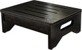 Wooden Step Stool for Adults & Kids, Non-Slip Rubber Feet, 6.5 INCH High, Lightweight Small Step, 450 LBS Capacity, Bed Step Stool for High Bed, Bathroom & Kitchen (Black)